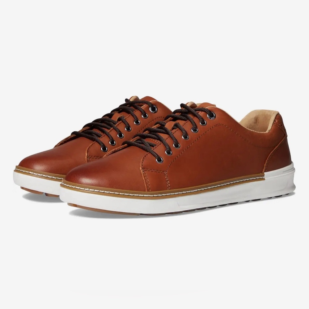 Johnston & Murphy McGuffy GL1 Hybrid Tan Waterproof Men’s Leather Shoes size 14